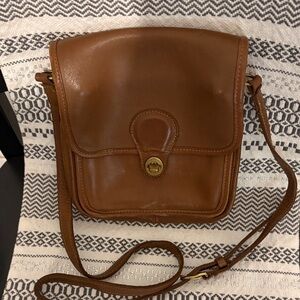 Classic Brown Leather Crossbody Bag